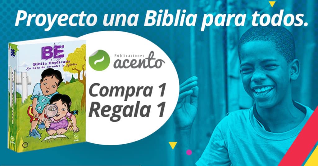 Proyecto: Compra 1 y regala 1 Biblia a un niño este Noviembre