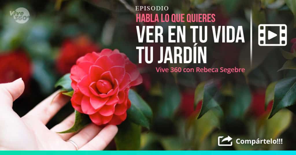 Vive 360 con Rebeca Segebre :: Habla lo que quieres ver en tu vida (tu jardín)